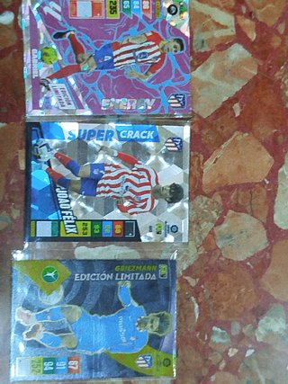 Pack cromos fútbol ATM