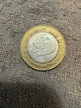 Moneda Coleccionable 20 pesos mexicanos