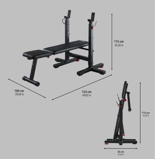 Banco musculación rack plegable CORENGTH