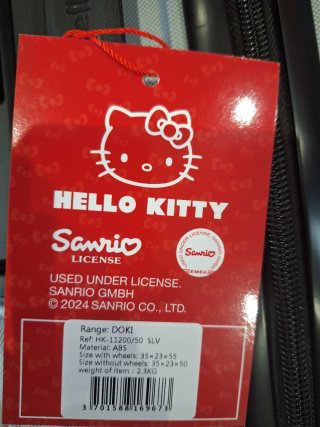 Set 3 Maletas Hello Kitty ABS  Oficial