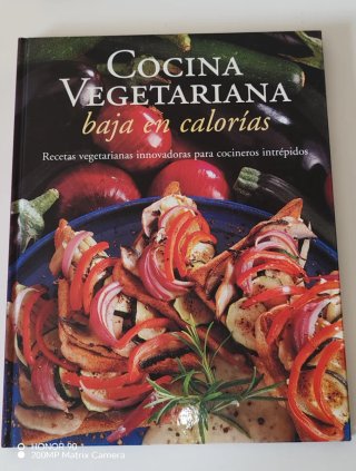 Libro:"Cocina vegetariana"
