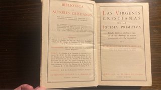 Las Vírgenes Cristianas de la Iglesia primitiva