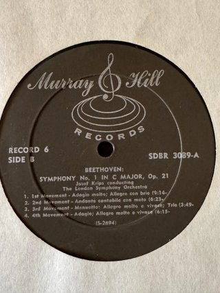 Vinilo Beethoven: 9 Sinfonías - Josef Krips