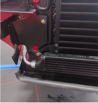 Deflector Aire Enfriador Agua Aceite Lancia Evo1