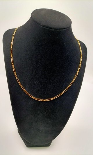 Cadena Oro 18k - Fígaro - 8,16gr - 46cm