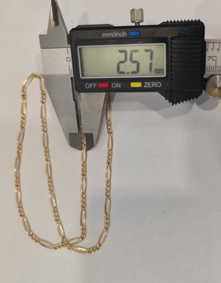 Cadena Oro 18k - Fígaro - 8,16gr - 46cm