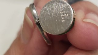 Anillo Tous Plata con Piedra Verde