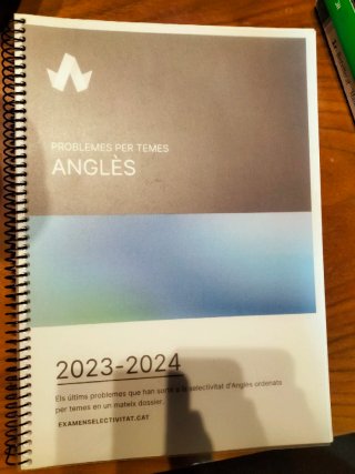 Cuaderno de ejercicios de selectividad  PAU