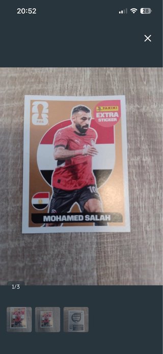 Cromo Mundial 2026 Mohamed Salah