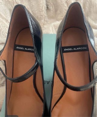 Zapatos Angel Alarcón Talla 39 Negros