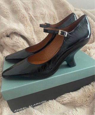 Zapatos Angel Alarcón Talla 39 Negros