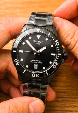 Tissot Seastar 1000 PVD Negro 40mm