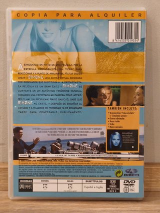 Simone DVD Al Pacino
