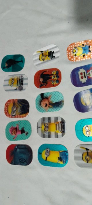 Lote 35 cartas 3D Minions Gru 3