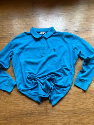 Polo US Polo Assn Azul Manga Larga - XL