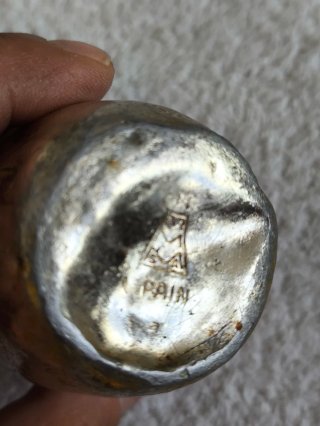 ALUMINIO ANODIZADO BANDEJA, JARRA Y VASO. AÑOS 60