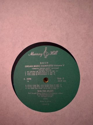 Vinili Johann Sebastian Bach - Musica Completa per Organo