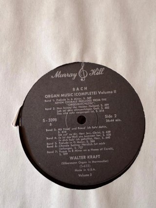 Vinili Johann Sebastian Bach - Musica Completa per Organo
