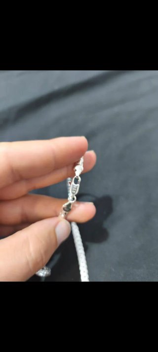 Cadena Plata Diseño Serpiente