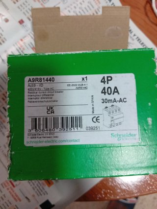 Diferencial Schneider IID 40A 30mA