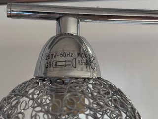 Lámpara de techo 6 focos Leuchtendirekt