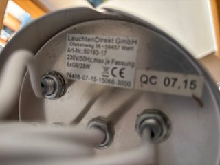 Lámpara de techo 6 focos Leuchtendirekt