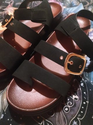 Sandalias Negras Mujer