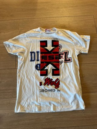 Camiseta niño Diesel blanca