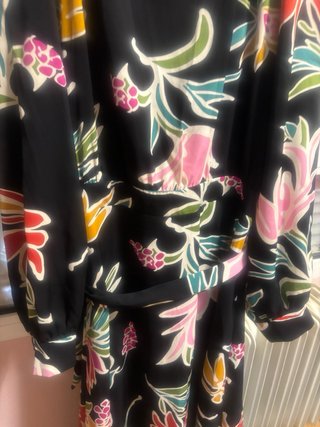 Vestido Molly Bracken Estampado Floral Negro XL