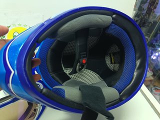 Casco Acerbis Azul + Gafas Scott