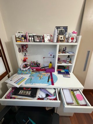 Escritorio juvenil blanco Ikea