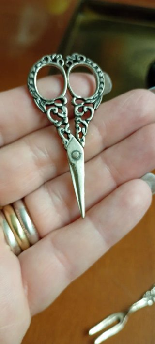 Miniature in argento 800 vintage