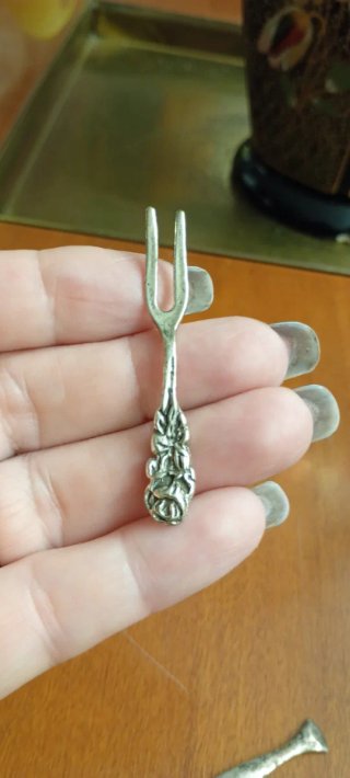 Miniature in argento 800 vintage