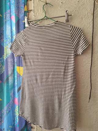 Camiseta Stradivarius Rayas Talla S