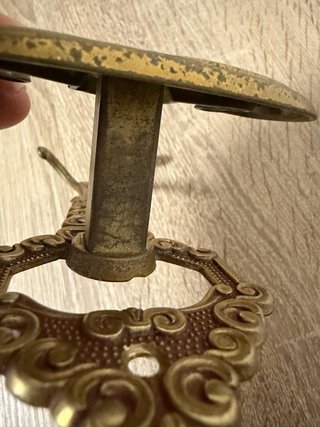 Percha antigua metal