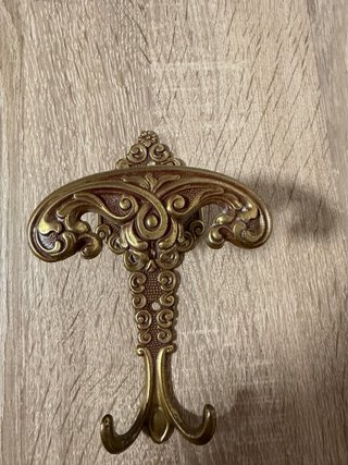 Percha antigua metal