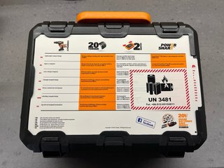 Maletín Taladro Atornillador Worx 13mm/20V