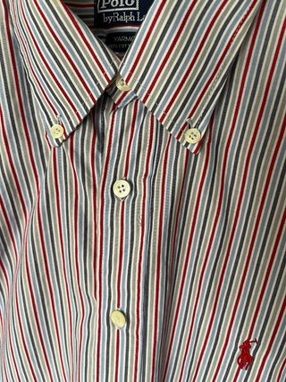 Camisa Polo Ralph Lauren Rayas Talla L