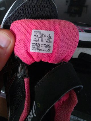 Asics Talla 31.5 Niña/Niño Deportivas