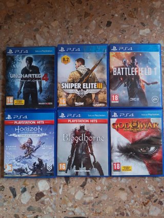 Pack 6 Juegos Ps4 (VENDO O CAMBIO)
