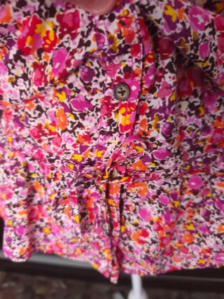 Blusa floral hombros descubiertos