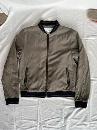 Chaqueta Bomber Brownie Verde Talla XS