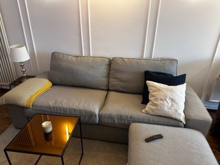 Sofá IKEA KIVIK 3 plazas + reposapiés