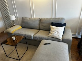 Sofá IKEA KIVIK 3 plazas + reposapiés