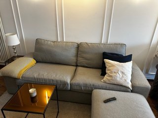 Sofá IKEA KIVIK 3 plazas + reposapiés