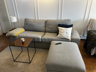 Sofá IKEA KIVIK 3 plazas + reposapiés