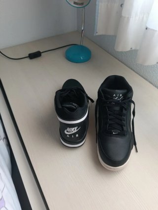 Zapatillas Nike Air Flight Negras Blancas
