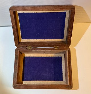 Joyero Madera Tallada Vintage