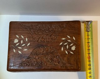 Joyero Madera Tallada Vintage