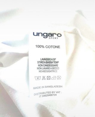 Talla L. Camiseta hombre 100% algodón UNGARO SPORT